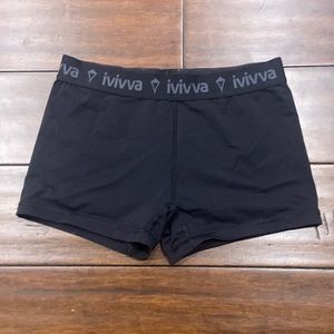 IVIVVA BLACK BOOTY SHORTS GIRLS 14